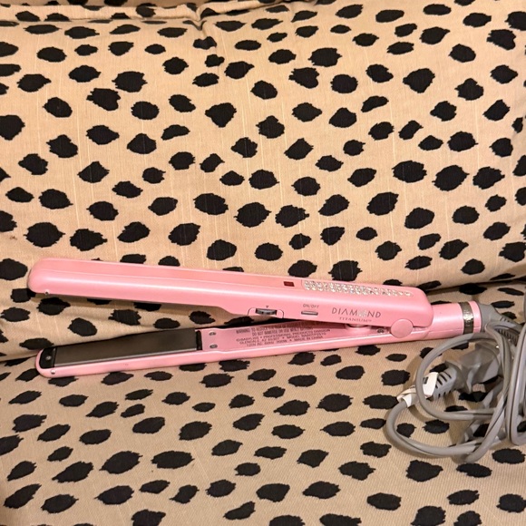 Diamond Supply Co. Pink Hair Straightener